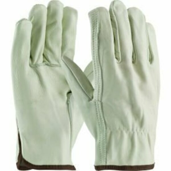 Pip PIP Top Grain Cowhide Drivers Gloves, Straight Thumb, Premium Grade, M 68-118/M